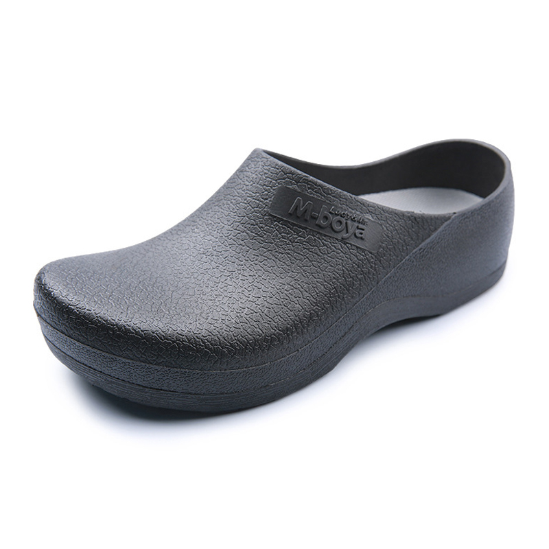 DN8514, оптовая продажа, нескользящая Водонепроницаемая кислотостойкая устойчивая к щелочам черная рабочая обувь шеф-повара