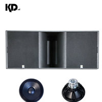 Sistema de Sonido para Escenario, Altavoces de Neodimio de 3 Vías y 15 Pulgadas, Subwoofer Doble de 18 Pulgadas, Alta Eficiencia, Resistente al Agua