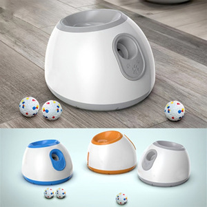 Lanzador de Pelotas Inteligente para Mascotas, Lanzador Automático de Juguetes para Perros, Tres Niveles de Distancia Ajustables, Material ABS - Product Image 1