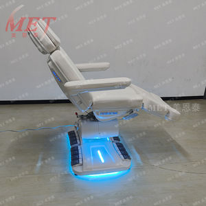 Mobilier de salon moderne Lit de beauté médical électrique blanc avec lumière LED Lit pour cils de beauté du visage Lit de massage <span class=keywords><strong>SPA</strong></span> de loisirs - Product Image 2