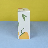 Boîte d'emballage en carton ondulé biodégradable pour l'expédition de fruits frais (fruits du dragon) et de jus de fruits, avec fonction de déchirement facile, vente en gros