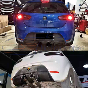 Pour SEAT LEON <span class=keywords><strong>CUPRA</strong></span> Mk4 2014 - Boytkld - Spoiler de pare-chocs arrière en fibre de carbone en 2 parties - Product Image 6