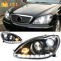 Phare avant de haute qualité modifié pour Mercedes-Benz Classe S W220 2002-2005, version avec ampoule au xénon, remplacement du phare d'origine