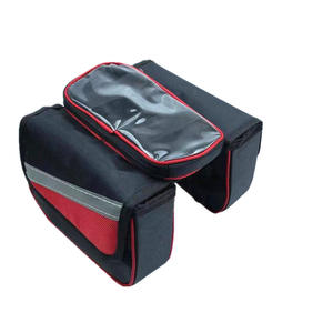 Bicycle Touchscreen Phone Bag Water Resistant Front Beam Saddle Bag For Mountain <b>Bike</b> High Capacity Cell Phone <b>Pocket</b> - Product Image 2