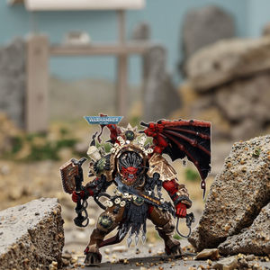 Joytoy 1:18 Soldado móvil Warhammer 40K Devorador Anguron <span class=keywords><strong>Daemon</strong></span> Primarch Fuente oscura en plástico de Joytoy - Product Image 4
