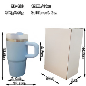Childrens Tumbler 420ml Double Wall Vacuum Insulated With Straw Travel Cup - Product Image 4
