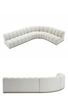 Canapé de luxe italien léger incurvé à combinaison libre Nordic Simple Ins Lamb Velvet Module Internet Celebrity Designer Sofa