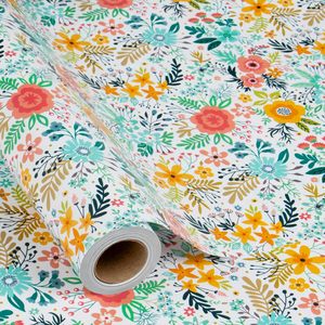 Floral <b>Pattern</b> Gift Wrapping <b>Paper</b> Double Sided Art <b>Paper</b> Eco-Friendly For Packaging And Craft Use - Product Image 1
