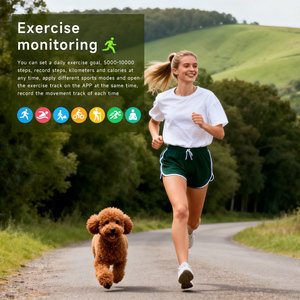Sport Health Fitness Intelligent Waterproof Smart Ring App Control Rotatable Chain Multi Mode Automatic <b>Exercise</b> App Control Eas - Product Image 5