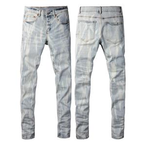 <span class=keywords><strong>Jeans</strong></span> Slim Fit da uomo di moda <span class=keywords><strong>con</strong></span> strappo elastico Design aderente Logo di personalizzazione indipendente da uomo <span class=keywords><strong>Jeans</strong></span> di marca americana - Product Image 4