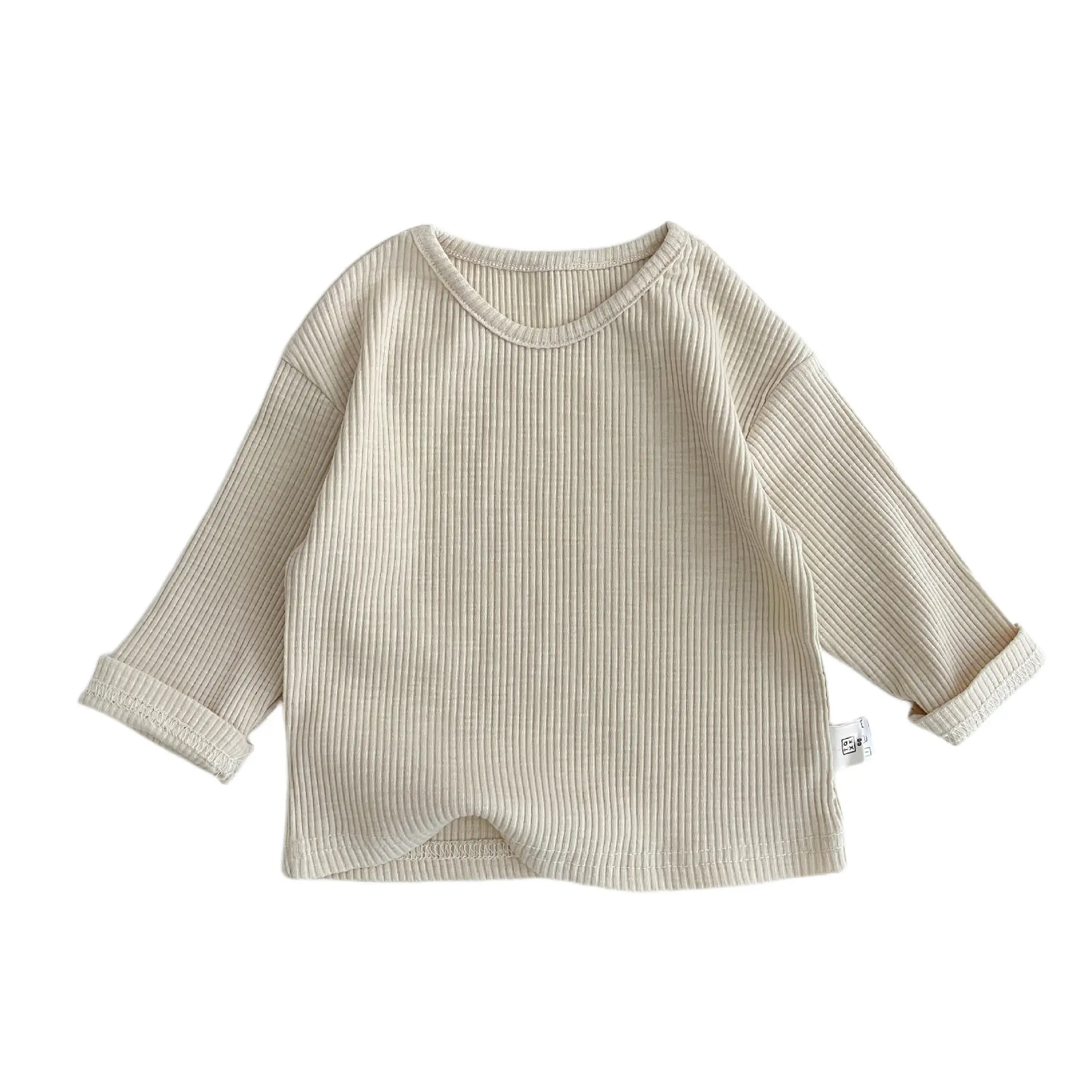 Autumn and Winter Striped Long Sleeve T-shirt for Baby Cotton Baby Bottoming Shirt Cute Tops Soft Children's Clothing