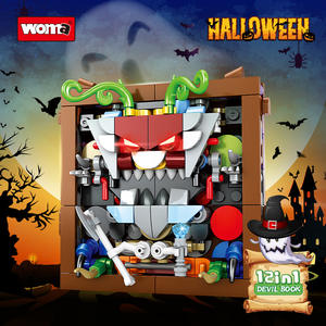 Blocchi di Costruzione in Plastica ABS Woma Serie Halloween Modellini Minifigure Giocattolo 40 Pezzi Scala 1:48 Tema Fantascienza Regalo per Bambini - Product Image 2
