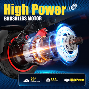 Scooter Todoterreno Plegable de Alta Velocidad de 11 Pulgadas, de Largo Alcance y Potente para Adultos, Freeboy, Hecho en China, J15max, J15max Al - Product Image 5