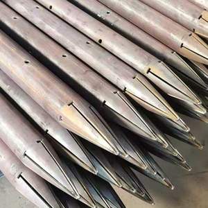 Tube de coulis en <span class=keywords><strong>acier</strong></span> au carbone personnalisable, durable et anticorrosion, au design moderne, pour la construction de murs de tunnels et le forage préparatoire - Product Image 4