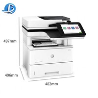 Printer Laser Monokrom Cepat HP LaserJet Managed MFP E52645dn Baru, All-in-One, Duplex, Jaringan, 45ppm, untuk Kantor dan Bisnis