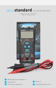 Meistverkauftes Produkt Mestek Smart Multimeter 6000 Counts DM90S 600V/10A Spannungs-Strom-Widerstandsmessgerät Digitales Multimeter - Product Image 6
