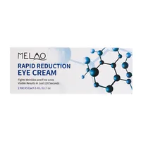 Crème organique MELAO pour les yeux, Anti-rides, réduction rapide des cernes