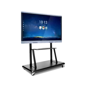 65/75/86/92/100 Inch Papan Tulis Interaktif LCD Interaktif Sekolah Sentuh Smart Board