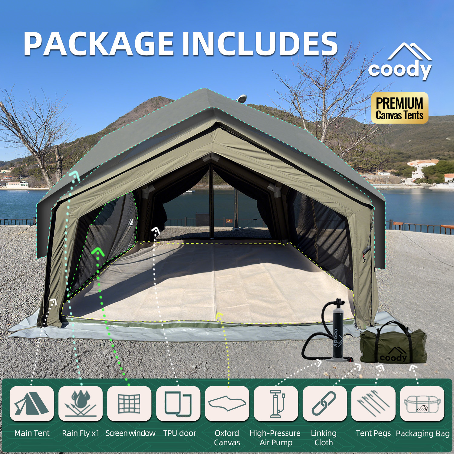 mono tent tent-Mark DESIGNS Länge:2,65 m the vestibule maximizes ventilation Grow Kits: 8' x 4' Grow Rooms Kariniai Filmai online Lietuviškai,