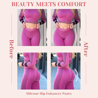 Pantalones de silicona para aumento de glúteos y caderas, bragas de silicona artificial para agrandar los glúteos con entrepierna abierta