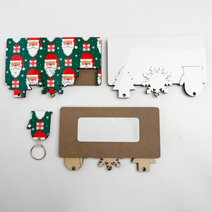 Camera Strap Decoration Luggage Label Trendy Brand logo Design Luggage Label Luxury Sublimation <strong>Blanks</strong> Mdf Keychain - Product Image 2