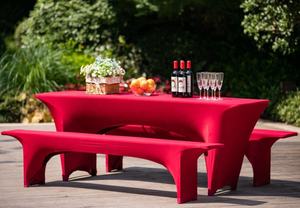 Biertischhusse jardín carpa cubierta Set 3 Piezas elegante elástico cubiertas para de mesa de <span class=keywords><strong>cerveza</strong></span> 50-70x220 <span class=keywords><strong>cerveza</strong></span> bancos - Product Image 3