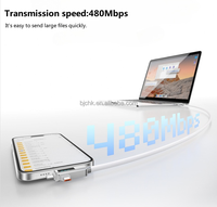 Câble USB3.0 en cuivre pur à charge rapide 60W 6A avec gaine en silicone pour iPhone 14/15/16 et téléphones portables