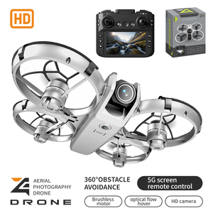 Nouveau <span class=keywords><strong>Z4</strong></span> Mini Drone grand écran avec avion d'évitement d'obstacles sans brosse haute définition aérienne double caméra Drone FPV cadeau - Product Image 6