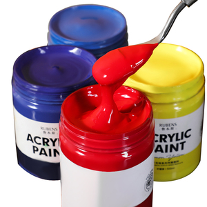 Fournitures d'art : Personnalisation privée de logos, Pigment <span class=keywords><strong>acrylique</strong></span> de haute qualité 48 couleurs, Pot individuel 300ml - Product Image 3