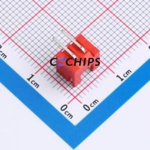 WAFER-XH2.54-2PWZ-R62 Wire-to-Board Pin Header Bent Lead Through Hole,P=2.54mm Connector 1x2P 2.5mm Right Angle Insert XH - Product Image 2