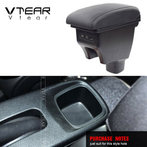 Accoudoir en cuir USB pour <span class=keywords><strong>Suzuki</strong></span> <span class=keywords><strong>SX4</strong></span>, accoudoir, boîte de rangement de style de voiture, pièces intérieures, abs, accessoires de console centrale 2008 - Product Image 2