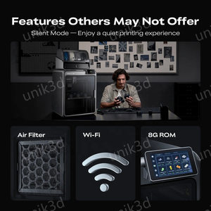 Impresora 3D Automática K2 Nueva, Alta Precisión, Tecnología FDM, Conectividad USB, Compatible con Material PLA, 1 Año de Garantía, Área de Impresión de 22 cm - Product Image 6