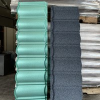 Tuiles de toiture en métal revêtues de pierre, légères et de qualité supérieure, pour les villas résidentielles et les projets commerciaux au Ghana