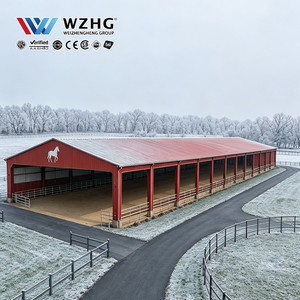 Arène équestre préfabriquée en acier robuste pour les installations d'entraînement, avec dimensions de construction adaptées au site - Product Image 1