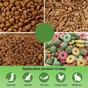 Linea Completa da 500kg/h per la <span class=keywords><strong>Produzione</strong></span> di Mangimi Galleggianti per Pesci, Crocchette Umide per Cani e Animali Domestici, Macchina Estrusore in Nigeria - Product Image 4