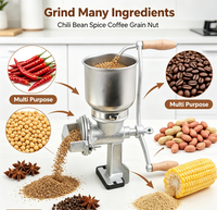 Nouvelle Offre Promotionnelle : Moulin à Grains Manuel Sans Électricité, Poudre 0,5-2mm, Broyeur Économique pour Petits Éleveurs au Ghana