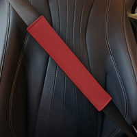 Housse de ceinture de sécurité en daim de qualité supérieure, universelle, douce, protectrice, coussin d'épaule, accessoires intérieurs de voiture de luxe