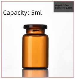Beauty Needle <b>Light</b> Avoiding Freeze Dried Powder Glass Bottle Amber 5ml 10ml 20ml Glass Bottles - Product Image 6