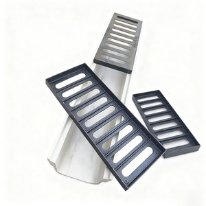 Couvercles de caniveaux de drainage routier EN124 <span class=keywords><strong>B125</strong></span> Jin Zhisheng, haute qualité, très demandés, 200x500mm, peinture asphalte noire, forme rectangulaire - Product Image 2