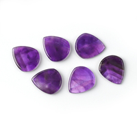 Cabochon d'améthyste double face en forme de goutte d'eau, sur mesure, de qualité supérieure – Fournisseur en gros d'améthyste personnalisée