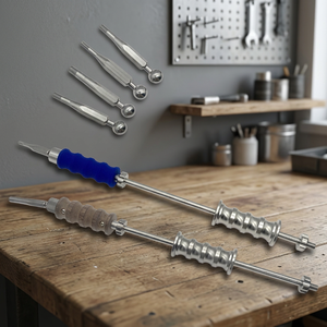 Extracteur intramédullaire manuel en acier QSWTITAN avec poignée en silicone, extracteur d'ongles, instruments chirurgicaux orthopédiques pour animaux de compagnie CE - Product Image 3