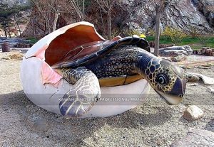 Equipo de parque de temática marina, estatua de tortuga marina animatrónica personalizada para acuario al aire libre, modelo de tortuga marina - Product Image 5