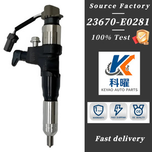 หัวฉีดคอมมอนเรล Kay Diesel รุ่น 23670-E0281 สำหรับเครื่องยนต์ J08E ระบบฉีดน้ำมันเชื้อเพลิงแบบไหลมาตรฐาน - Product Image 5
