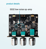 ZK-PT1 Blue tooth 5.0 récepteur Audio décodeur carte de tonalité stéréo contrôleur de Volume aigus basse tonale préampli bouton