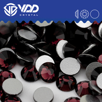 Strass en verre VDD 033 Améthyste SS3-SS50, cristaux à dos plat, non thermocollants, pierres de diamant pour nail art et décorations DIY