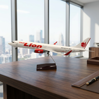 Modèle d'avion en résine ABS 43 cm 1:130 Thai Lion Airlines B787-800, modèle statique de simulation de passagers en vol, cadeau