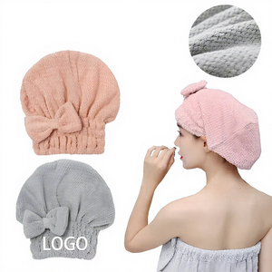 Gorro de Secado Rápido con Logotipo Personalizado, Microfibra Suave, Apto para Hombres, Mujeres y Niños con Cabello Largo, Corto y Rizado, para Ducha Diaria, Gimnasio, Viajes y Hogar - Product Image 1