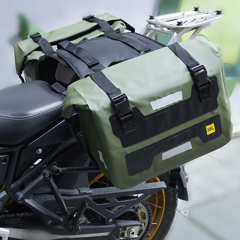 RTS REACH Factory Motorcycle Seat Tail Bag for Outdoor Motorbike Adventure Saddle Side Bag Motorcycle Bag Waterproof