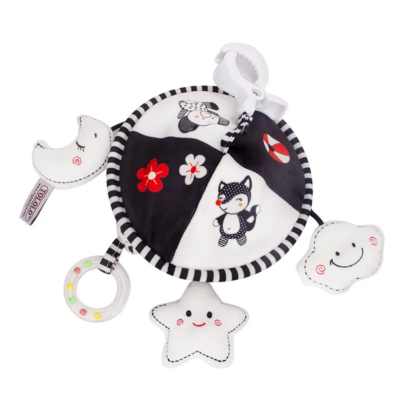 Decoration Children's Room Wall Decoration Pendant Black and White Umbrella Clouds Crib Wind Chime Toy Baby Toys