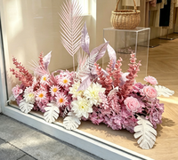 Vente en gros usine : Guirlande de fleurs artificielles multicolores, série Printemps, pour décoration de mariages, fêtes et événements